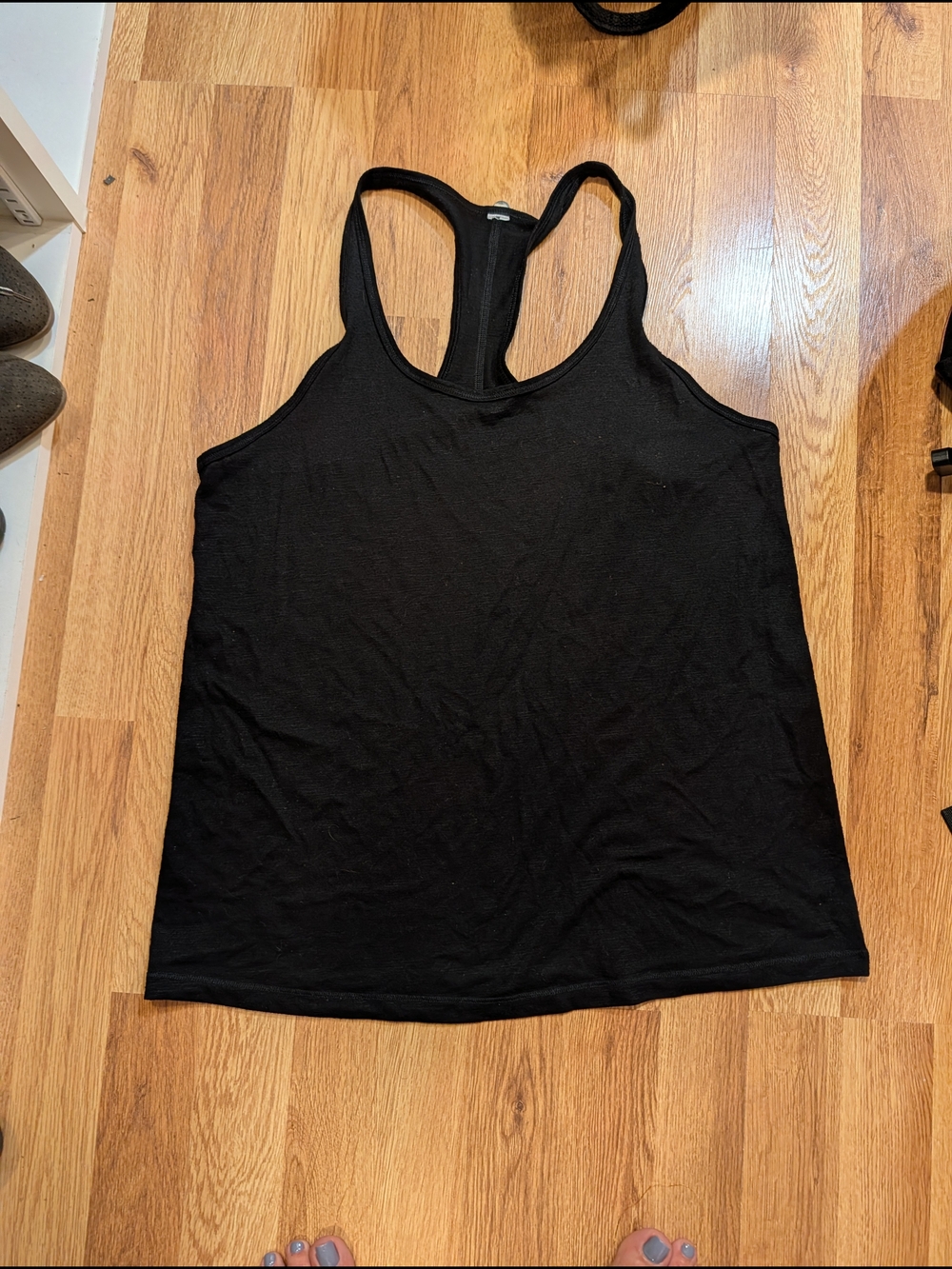 lululemon athletica Black Racerback Workout Tank
